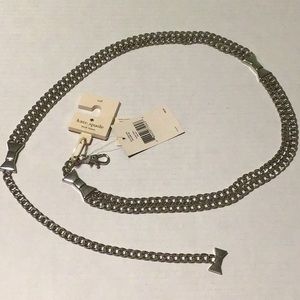 Kate Spade Bow Chain Belt Size M/L New